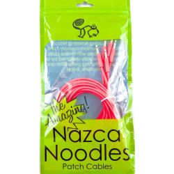 cre8audio Nazca Noodles PINK 75 Patchkabel 3,5mm Monoklinke (5er Pack)