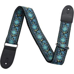 N-RoK GrooveLine Gitarrengurt Woven Dark Blue