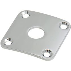 Göldo Buchsenblech gebogen 4-Loch Metall chrom