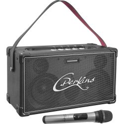 NASHVILLE-SOUND Bluetooth Karaoke BOX mit Akku und UHF Funkmikrofon 60W