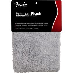 Fender Premium Plush Microfiber Polishing Cloth Gray