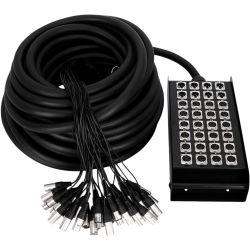 Adam Hall 3 STAR MULTICORE 32 KANAL 30 M Multicore Stagebox 24 x send 8 x retun