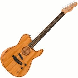 Fender American Acoustasonic Telecaster Mahogany Ebony Fingerboard  Natural