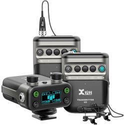XVive U5 Wireless Audio System with Lavalier Microphone - Bundle, 2x Transmitter