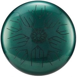 U-Turn TDW12-10-EQ Jewel Green Tongue Drum inkl. Pickup & Zubehör