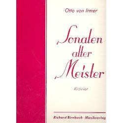 Birnbach Musikverlag - Sonaten alter Meister - f. Klavier - Otto von Irmer