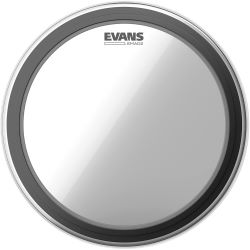 EVANS EMAD Bassdrumfell, Clear 22 Zoll