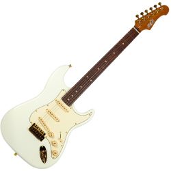 JET Guitars JS-380 Olympic White Gold E-Gitarre B-Ware