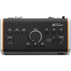 Palmer MONICON L G2 Aktiver / passiver Studiomonitor-Controller Silber