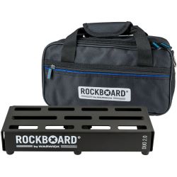 RockBoard DUO 2.0 Pedalboard with Gig Bag