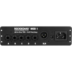 RockBoard MOD 1 V2 - All-in-One TRS & XLR, IEC & Barrel Patchbay
