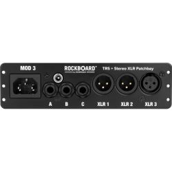 RockBoard MOD 3 V2 TRS & XLR Patchbay für Sänger und Akustikspieler