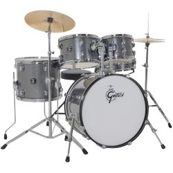Gretsch Drumset Renegade Grey Sparkle inkl. 5-teiligem Hardwaresatz