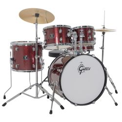 Gretsch Drumset Renegade Ruby Sparkle inkl. 5-teiligem Hardwaresatz