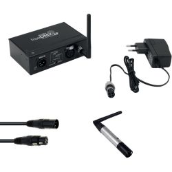 EUROLITE Set freeDMX AP Wi-Fi Interface + QuickDMX Funksender + DMX Kabel