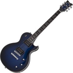 Schecter Solo-II Supreme See Thru Blue Burst E-Gitarre