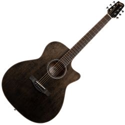 Henry's Daily GAD1E Black Westerngitarre