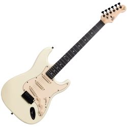 Henry's Jr. Bird II ST1-NJR Dove Olympic White E-Gitarre inkl. Gigbag