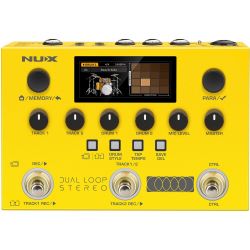 NUX Looper-Pedal Drum-Machine Stereo-Amp-Simulator