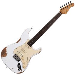 Henry's Snake II Relic ST-1N Rattle White Relic E-Gitarre inkl. Gigbag