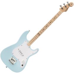 Loog X Fender Stratocaster Sonic blue 3-saitige Kindergitarre