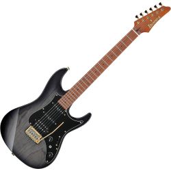 Ibanez AZ2204AG-TGB Transparent Gray Burst E-Gitarre inkl. Koffer