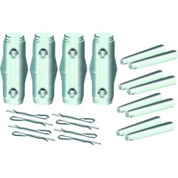 ALUTRUSS QUADLOCK Satz Verb.konus/Zapfen/Splint