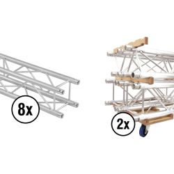 ALUTRUSS Set QUADLOCK QL-ET34-2000 + Trusswagen
