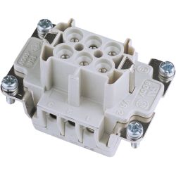 ILME Steckdoseneinsatz 6-pol 16A, Schraubklemm