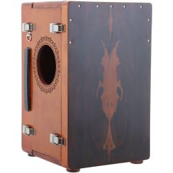 HLURU Black Tortoise Cajon multifunktional kaffeebraun