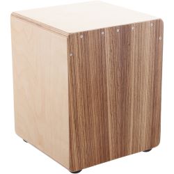 HLURU 36CN Vermilion Bird Cajon aus Zebraholz
