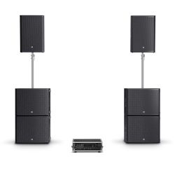 LD Systems Stinger G3 Impact Set Passiv-PA mit Tops, Subs & Endstufenrack