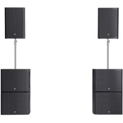 LD Systems Stinger G3 Impact Set A Aktiv-PA-Set 2 Tops & 4 Subs
