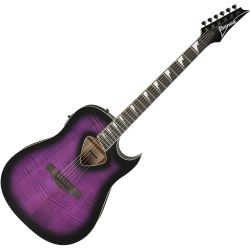 Ibanez ALT50FA-TVT Transparent Violet Sunburst Westerngitarre