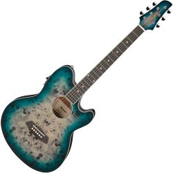 Ibanez TCY10PA-CBS Cosmic Blue Starburst High Gloss Talman Westerngitarre