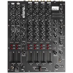 Union Audio ELARA.6 professioneller 4+2-Kanal Performance-DJ-Mixer