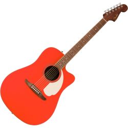 Fender California Standard Redondo CE Fichte Fiesta Red Westerngitarre
