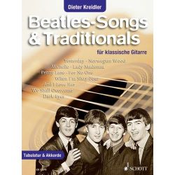 Schott - Beatles-Songs & Traditionals - f. Gitarre/Tab - Dieter Kreidler