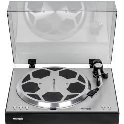 Thorens TD 404 DD Plattenspieler schwarz Hochglanz