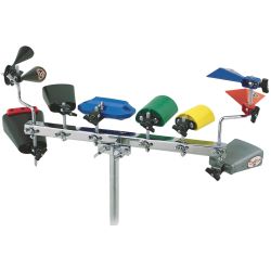 Latin Percussion Percussion LP372 Rack Halterung für 6 Instrumente verchromt