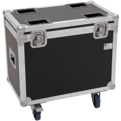 ROADINGER Flightcase 2x TMH-H380 mit Rollen