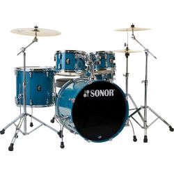 Sonor AQ1 Studio Drumset Caribbean Blue Schlagzeug Set 5-teilig