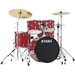 Tama Stagestar Drumset 5-teilig 20" Candy Red Sparkle mit Becken & HW