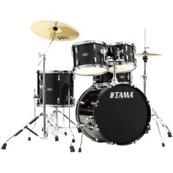TAMA Stagestar Drumset 5-teilig 20" Black Night Sparkle mit Becken & Hardware