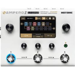 Hotone Ampero II Stomp Multi Effektprozessor für Gitarre & Bass