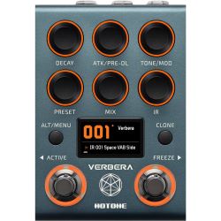 Hotone Verbera Convolution Reverb Effektpedal für Gitarre