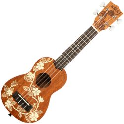 Kala KA-Gardenia-S Sopran Ukulele Mahagoni mit Gigbag
