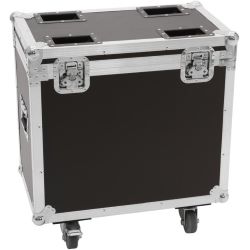 ROADINGER Flightcase 2x TMH-X12 / TMH-S180 mit Rollen