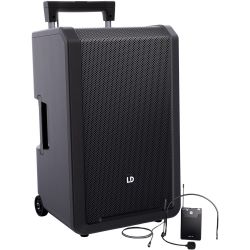 LD Systems ANNY 12 BPH B6 Akku PA Lautsprecher mit Headset Bluetooth Mixer