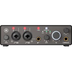 Yamaha UR22 MK3 Black Audio Interface USB 2x2 24 Bit Recording Interface